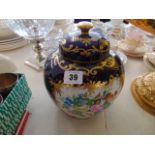 A good quality Limoges lidded vase