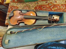 An old Violin in case