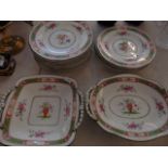 An early Coalport 'French Noble' part tea/dinner set