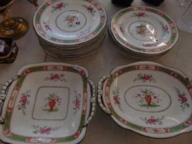 An early Coalport 'French Noble' part tea/dinner set