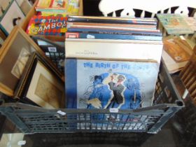 A small mixed qty of records, assorted genres inc.