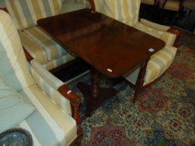 A Mahogany tilt top table