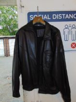A black leather jacket,