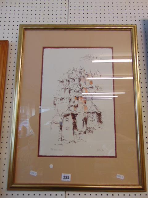 A gilt framed artist proof print, - Image 2 of 2
