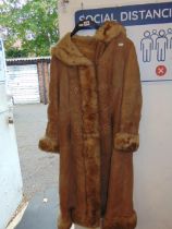 A Sheepskin long coat