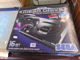 An early 1990's Sega Mega driver complete set,