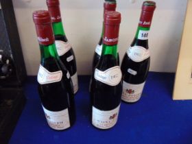 Five bottles 'Saint Joseph' le grand Pompee