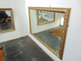 A gilt mirror