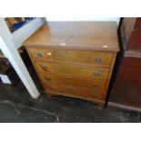 A Mahogany chest of drawers