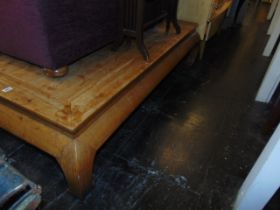 A Teak eastern coffee table