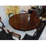 A 19th century Rosewood breakfast table