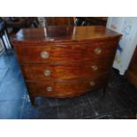 A 19th century Mahogany chest of drawers