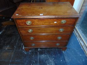 A 19th century Mahogany chest of drawers