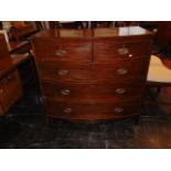 A 19th century Mahogany chest of drawers