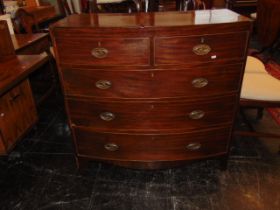 A 19th century Mahogany chest of drawers