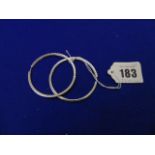 A pair of 18ct White Gold,