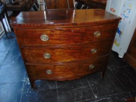 A 19th century Mahogany chest of drawers