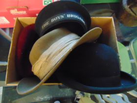 A qty of hats inc. Dunn and Co.