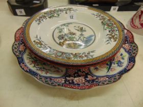 A small qty of Victorian china and oriental
