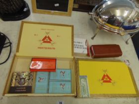 A qty of assorted Monte Cristo and Colibra cigars inc.