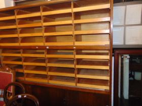 A large shop haberdasher cabinet