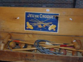 An old Croquet set,
