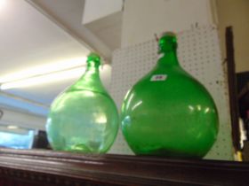 A pair of 5 litre glass Carboys