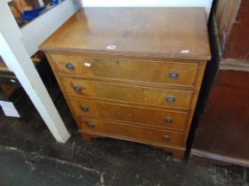 A Mahogany chest of drawers
