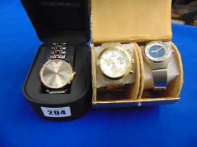 Three watches,