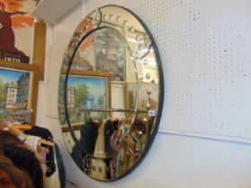 A decorative Artdeco style mirror