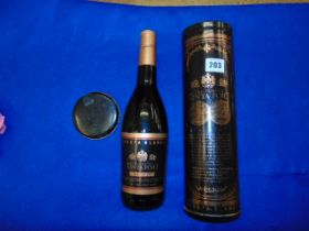 A boxed bottle of Californian Tinta Port
