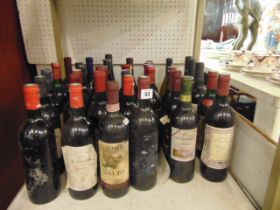 A large qty of assorted wine
