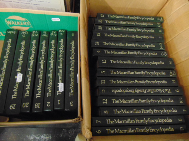 A set of Macmillan family encyclopedias