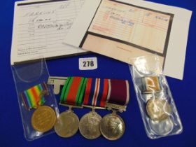 A small qty of medals