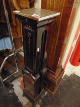 An Artdeco cast iron floor heater converted into working light