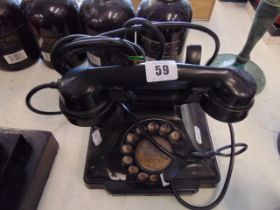 A Bakelite 182 Pyramid phone