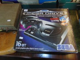 An early 1990's Sega Mega driver complete set,