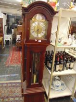 A Mahogany cased Grandmother clock