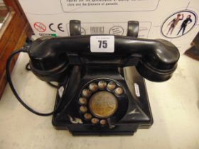 A Bakelite 182 Pyramid phone