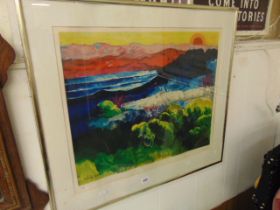 A framed and glazed limited edition print