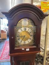 A Mahogany cased Grandmother clock
