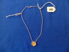 A HM Silver designer necklace and pendant
