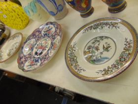 A small qty of Victorian china and oriental