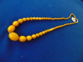 An Amber necklace,
