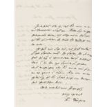 Virchow, Rudolf. Eigenhändiger Brief