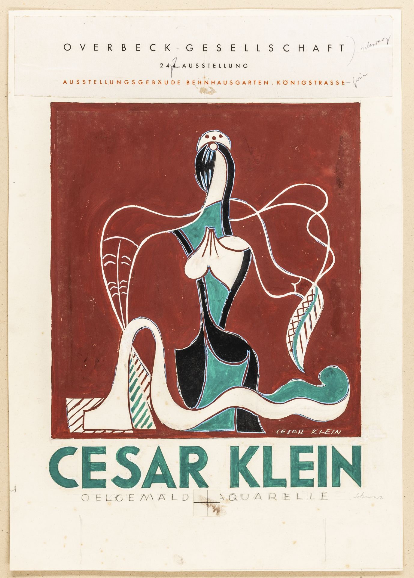 Klein, César. Cesar Klein. Ölgemälde + - Bild 2 aus 3