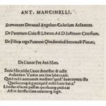 Mancinelli, Antonio. Sermonum Decas: