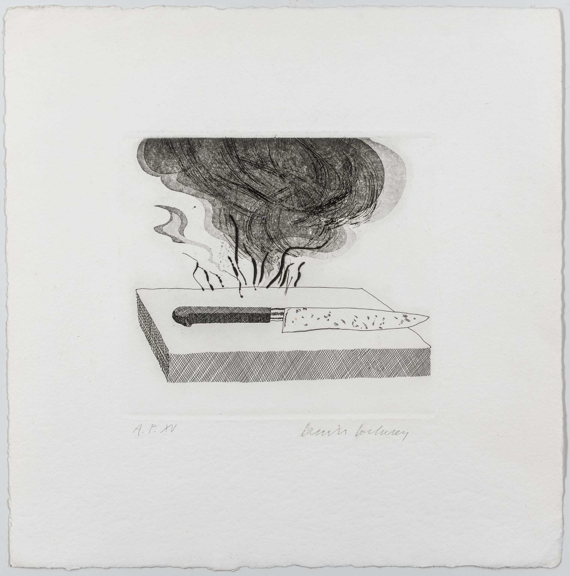 Hockney, David. The carpenter's bench, - Bild 2 aus 2