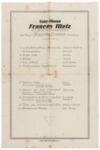 Metz, Frances. Sammlung von