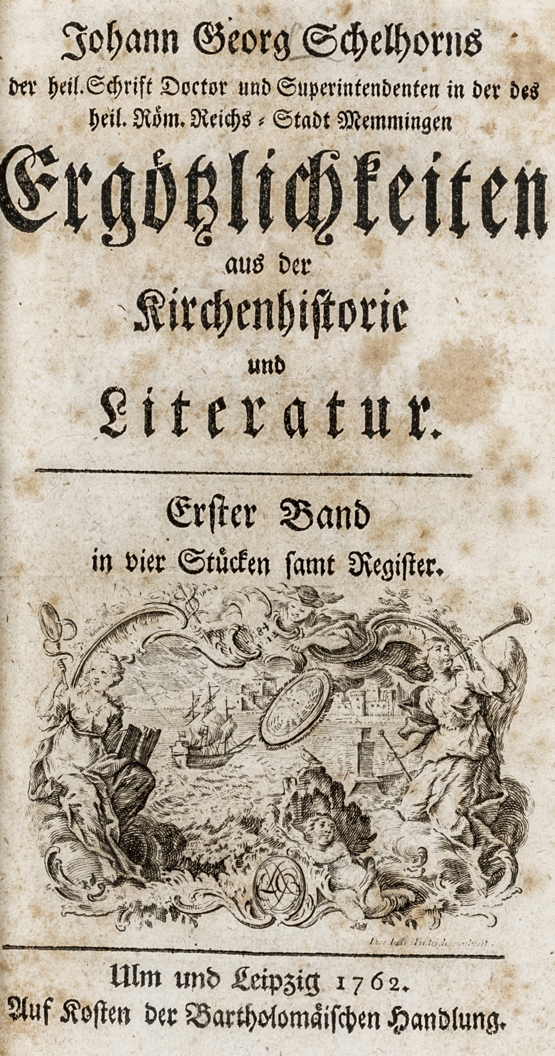 Buchwesen - - Schelhorn, Johann Georg.